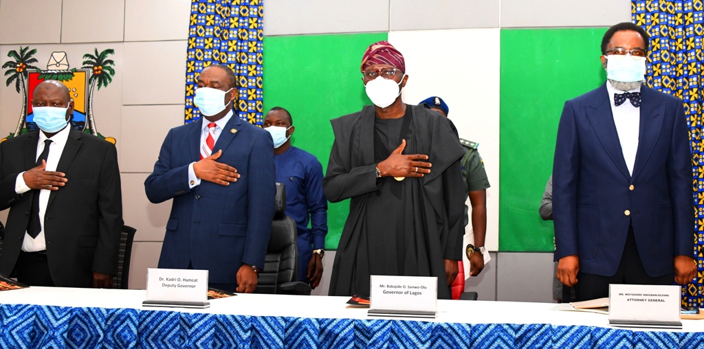 SANWO-OLU SWEARS IN 14 NEW JUDGES, REITERATES COMMITMENT TO JUDICIARY